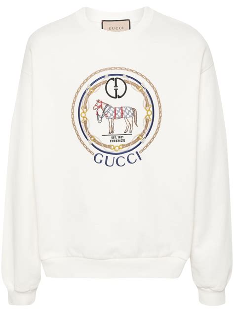 gucci embroidered anglais gg cotton|GUCCI Embroidered cotton.